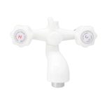 MELANGEUR BAIN DOUCHE PLASTIQUE BLANC